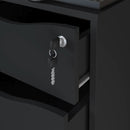 Gaveteiro com 4 gavetas - Preto