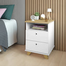 Gaveteiro Retrô com 02 Gavetas e 01 Nicho