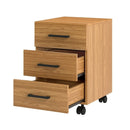 Gaveteiro com 3 gavetas MDF - Freijó