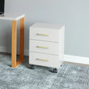 Gaveteiro com 3 gavetas MDF - Branco