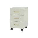 Gaveteiro com 3 gavetas MDF - Branco